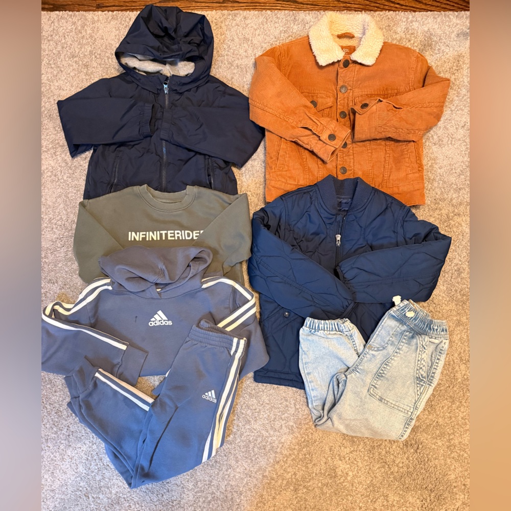 Boys size 5 fall clothing bundle